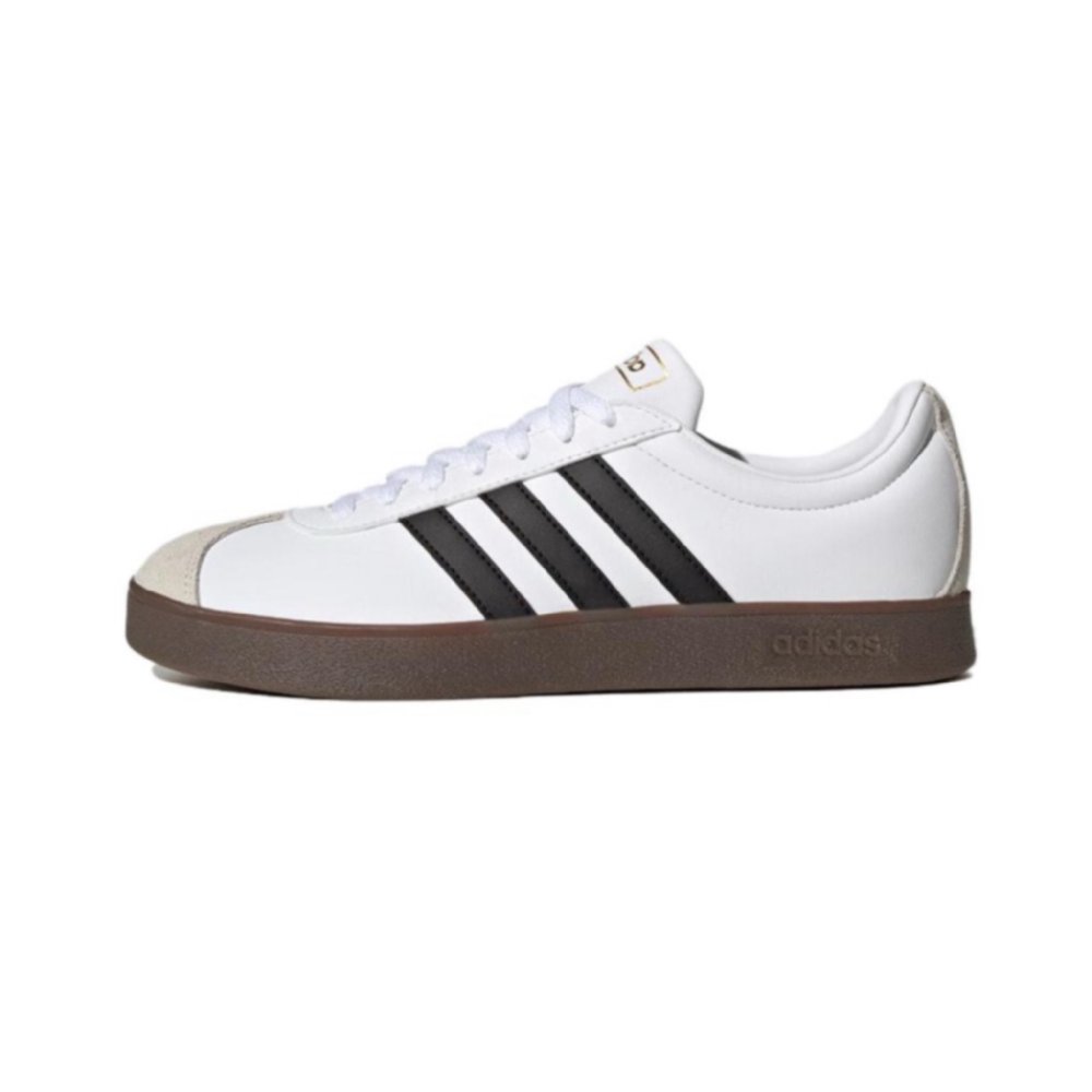 Adidas Neo VL Court 2.0 WAO Anti Slip Wear Resistant Low Top Skateboard Shoes Unisex Black Silver
