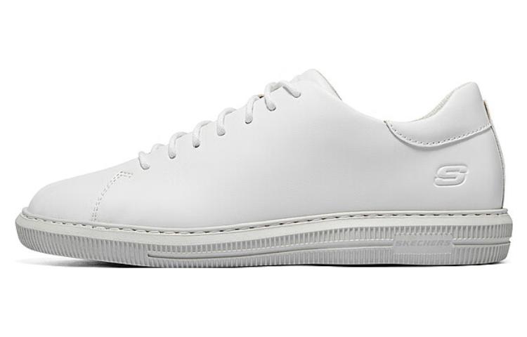 Skechers Anti Slip Wear Resistant Low Top Casual Shoes Men's White