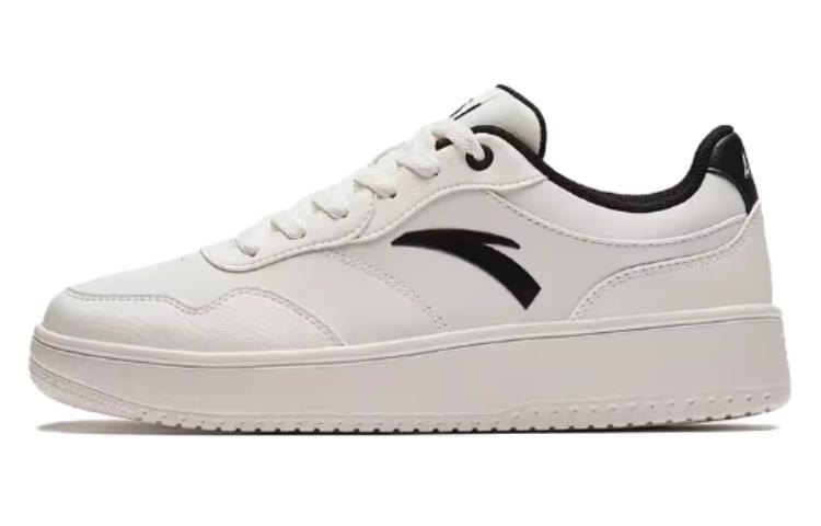 Anta Anti-Slip Wear-Resistant Low-Top Casual Shoes Men's White Black