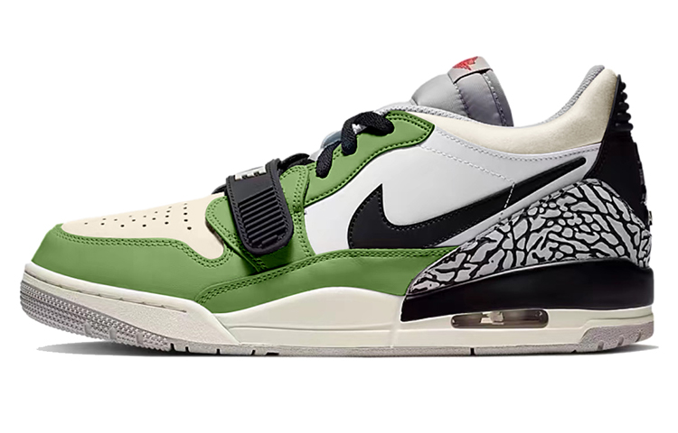Jordan Legacy 312 Low-Top Vintage Basketball Shoes Men's Avocado Green