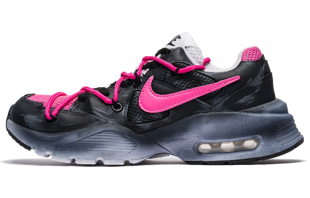 Nike Air Max Fusion Slip-Resistant Low-Top Chunky Sneakers Unisex Black