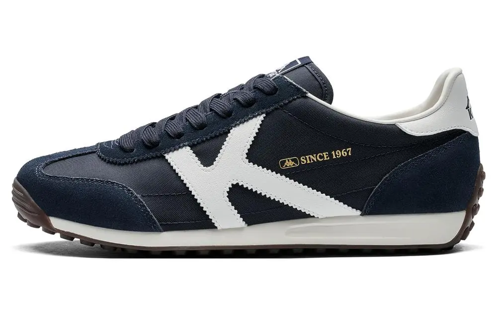Kappa SERIES Abrasion Resistant Low Top Running Shoes Unisex Dark Blue