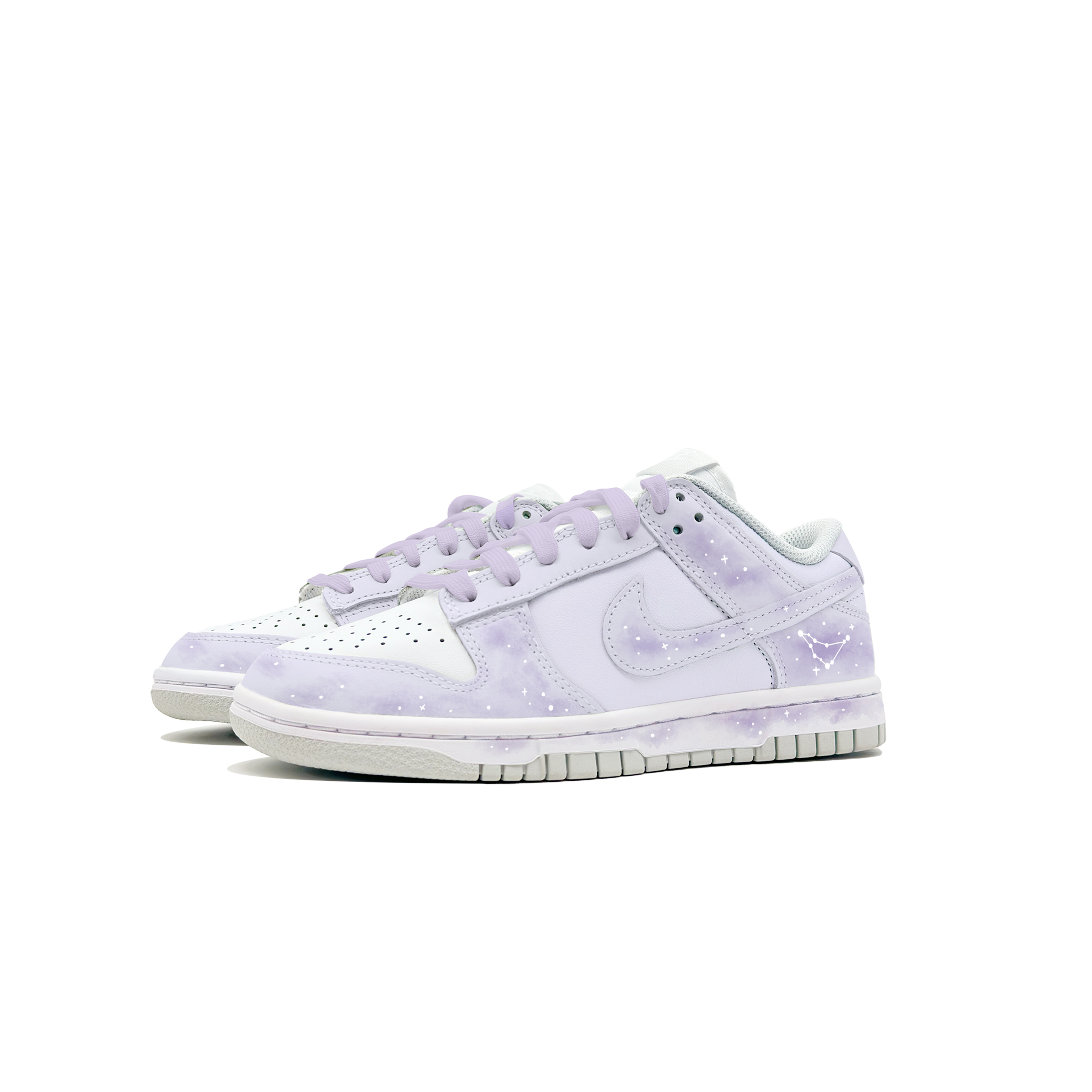 Nike Dunk Capricorn Slip Resistant Low Top Skateboard Shoes Women's White Purple купить в интернет-магазине Yoocart с быстрой доставкой по России.
