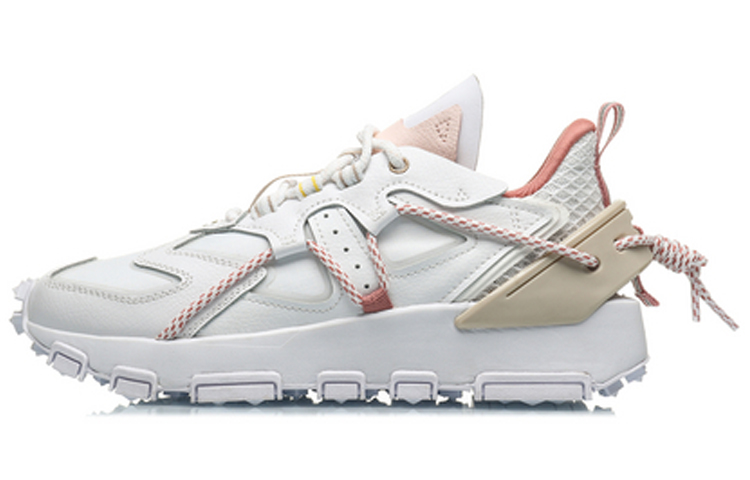 LiNing CF Cushioning Anti-Slip And Wear-Resistant Low-Top Sports Casual Shoes Women's White