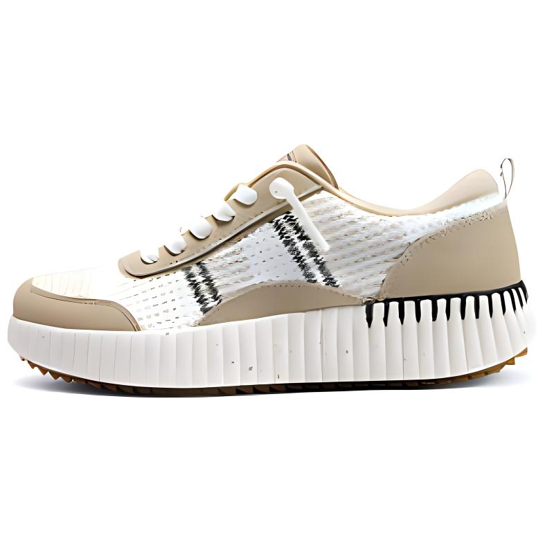 Skechers Bobs Cushioning Wear-Resistant Low-Top Casual Shoes Women's Natural