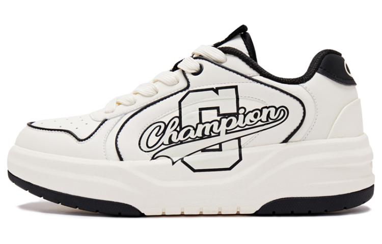 Champion Low Top Skateboard Shoes Women's White Black