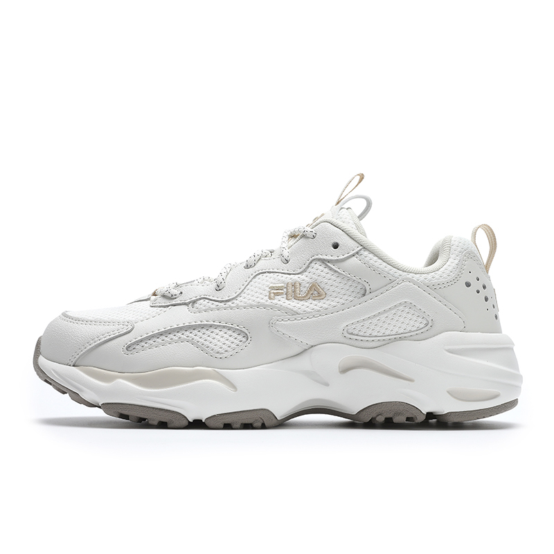 FILA Vintage Collection Anti-Slip Wear-Resistant Low-Top Casual Shoes Women's Snow/Haze Gray