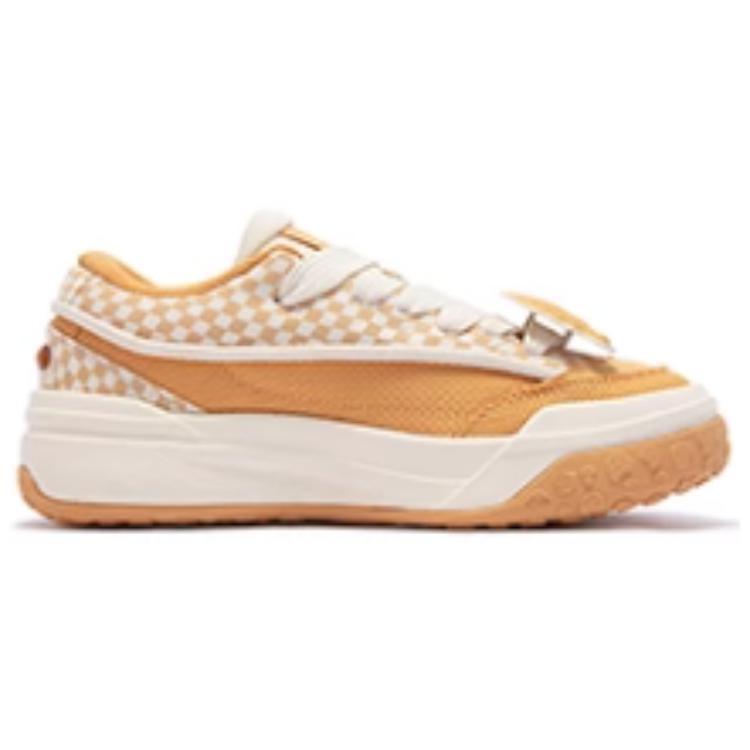 361° Shortbread Anti Slip Wear Resistant Mid Top Skateboard Shoes Women's Beige Yellow купить в интернет-магазине Yoocart с быстрой доставкой по России.