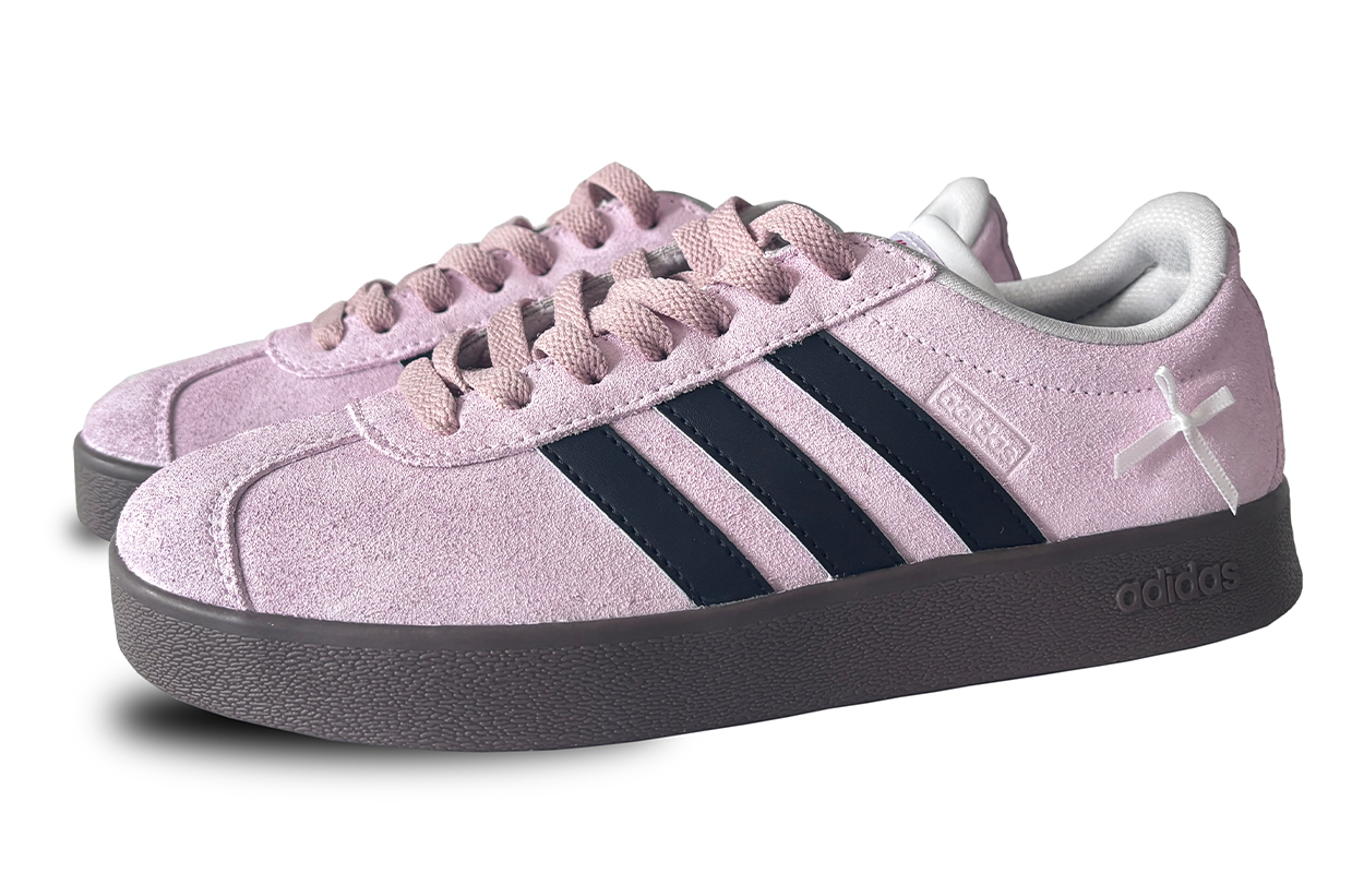Adidas Neo VL Court Lifestyle Anti-Slip And Wear-Resistant Lightweight Low-Top Skateboard Shoes Unisex Pink Black купить в интернет-магазине Yoocart с быстрой доставкой по России.