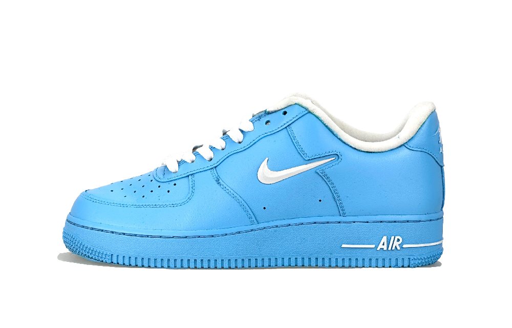 Nike Air Force 1 Anti-Slip Wear-Resistant Low-Top Skateboard Shoes Women's Blue White