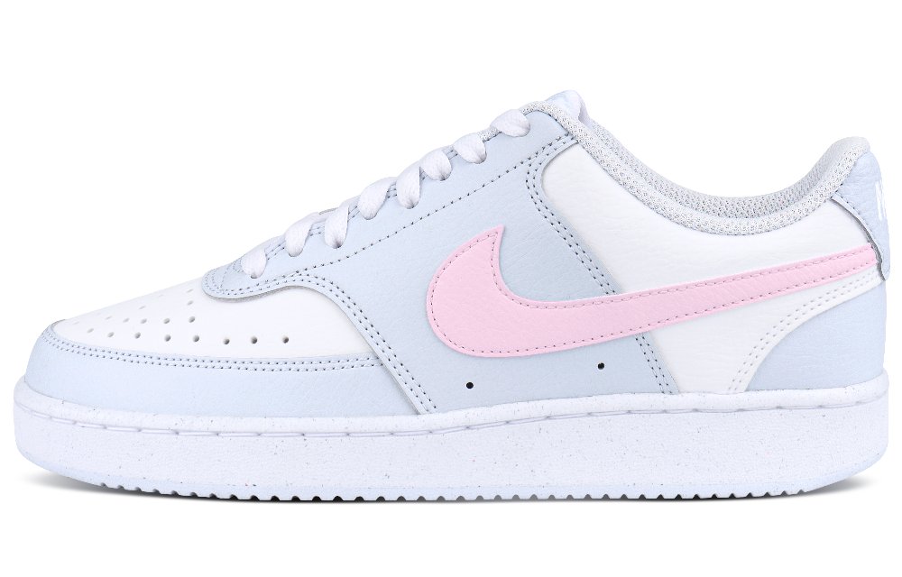 Nike Court Vision Wear-Resistant Low-Top Skateboard Shoes Women's Blue Pink