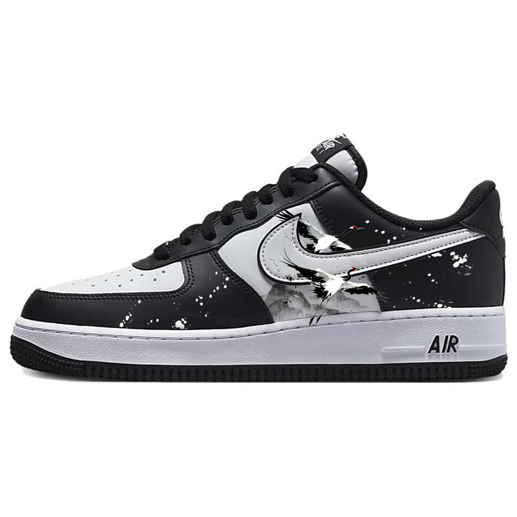 Nike Air Force 1 Skateboard Shoes Unisex Low-Top Black/White