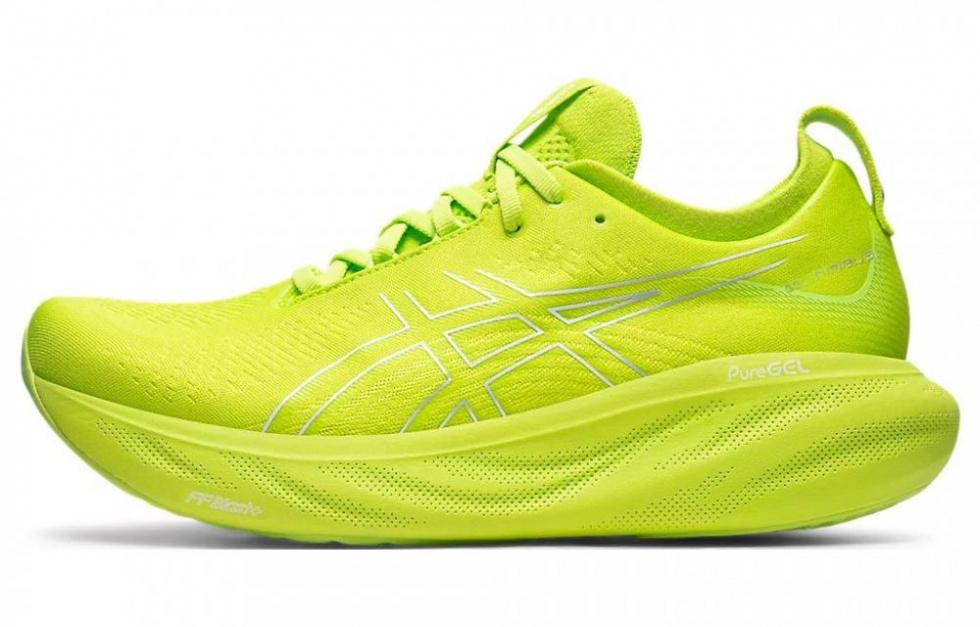 Asics Gel Nimbus 25 Lime Zest White
