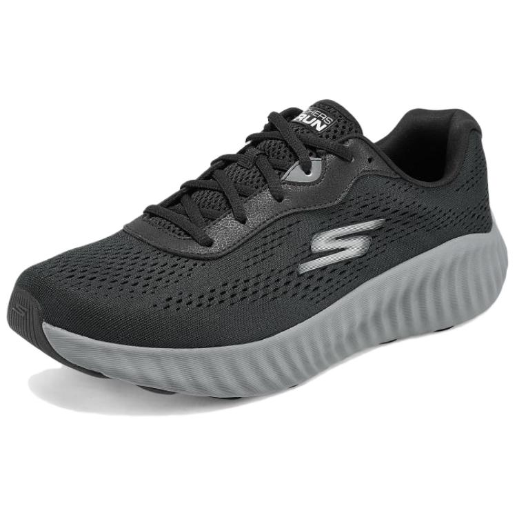 Skechers Cushioning, Wear Resistant Low Top Running Shoes Men's Black купить в интернет-магазине Yoocart с быстрой доставкой по России.