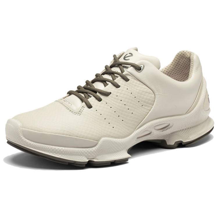 Ecco Striding C Abrasion Resistant Low Top Casual Shoes Men's Gravel Gray/Army Green 800434