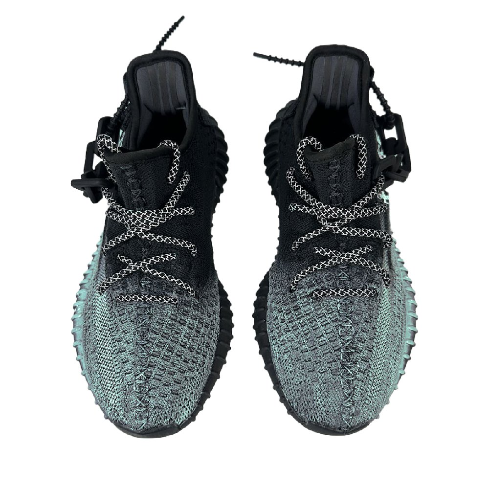 Adidas Originals Yeezy Boost 350 V2 Anti-Slip And Wear-Resistant Breathable Low-Top Casual Shoes Unisex Black Green
