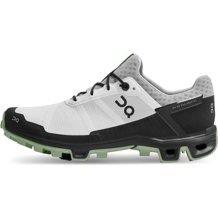 On Cloudventure Peak Cushioning, Wear Resistant Low Top Running Shoes Men's White Cyan