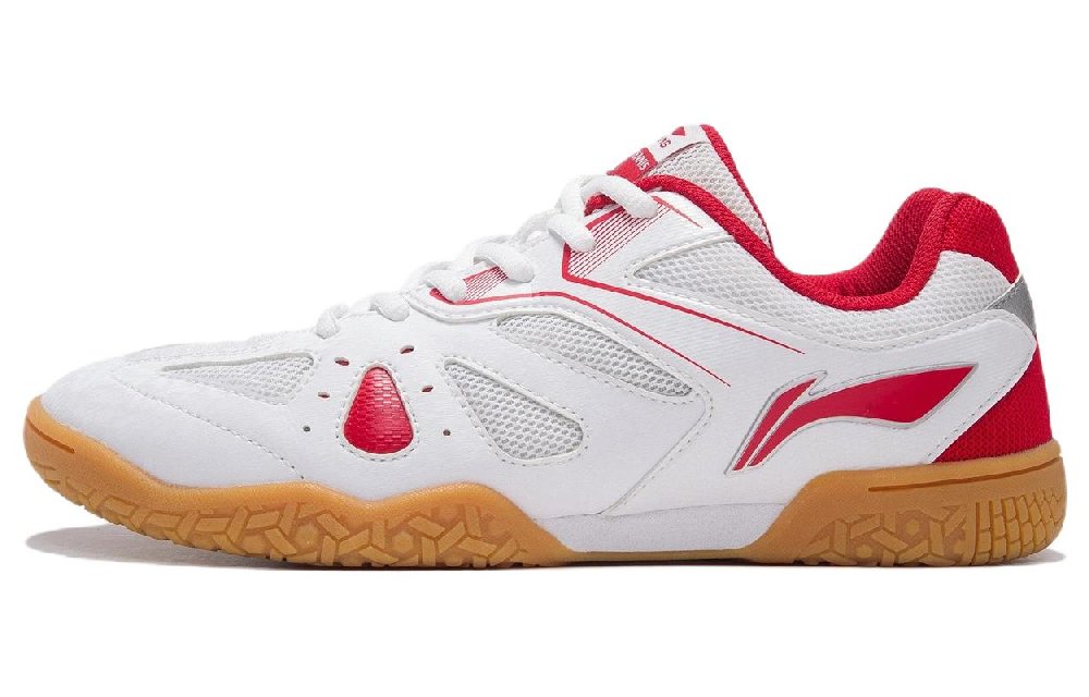 LiNing Anti-Slip Wear-Resistant Low-Top Training Shoes Women's White Red