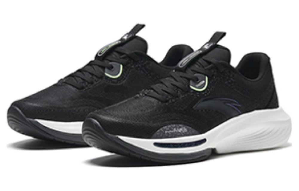 Anta Variety Training Collection Linghui Anti-Slip Wear-Resistant Low-Top Training Shoes Men's Black White