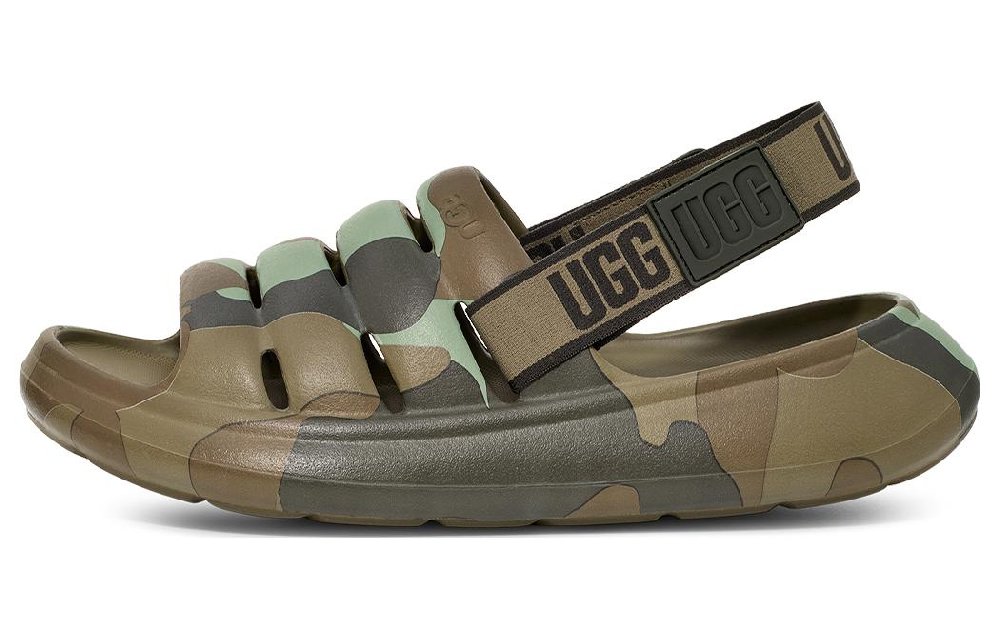 UGG Beach Sandals Men Moss Green