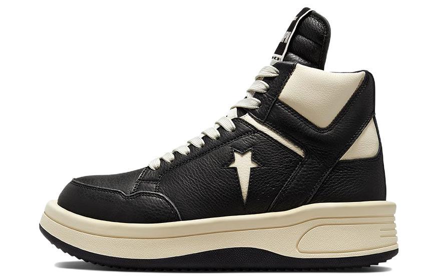 Converse TURBOWPN Mid Rick Owens DRKSHDW Black Cloud Cream