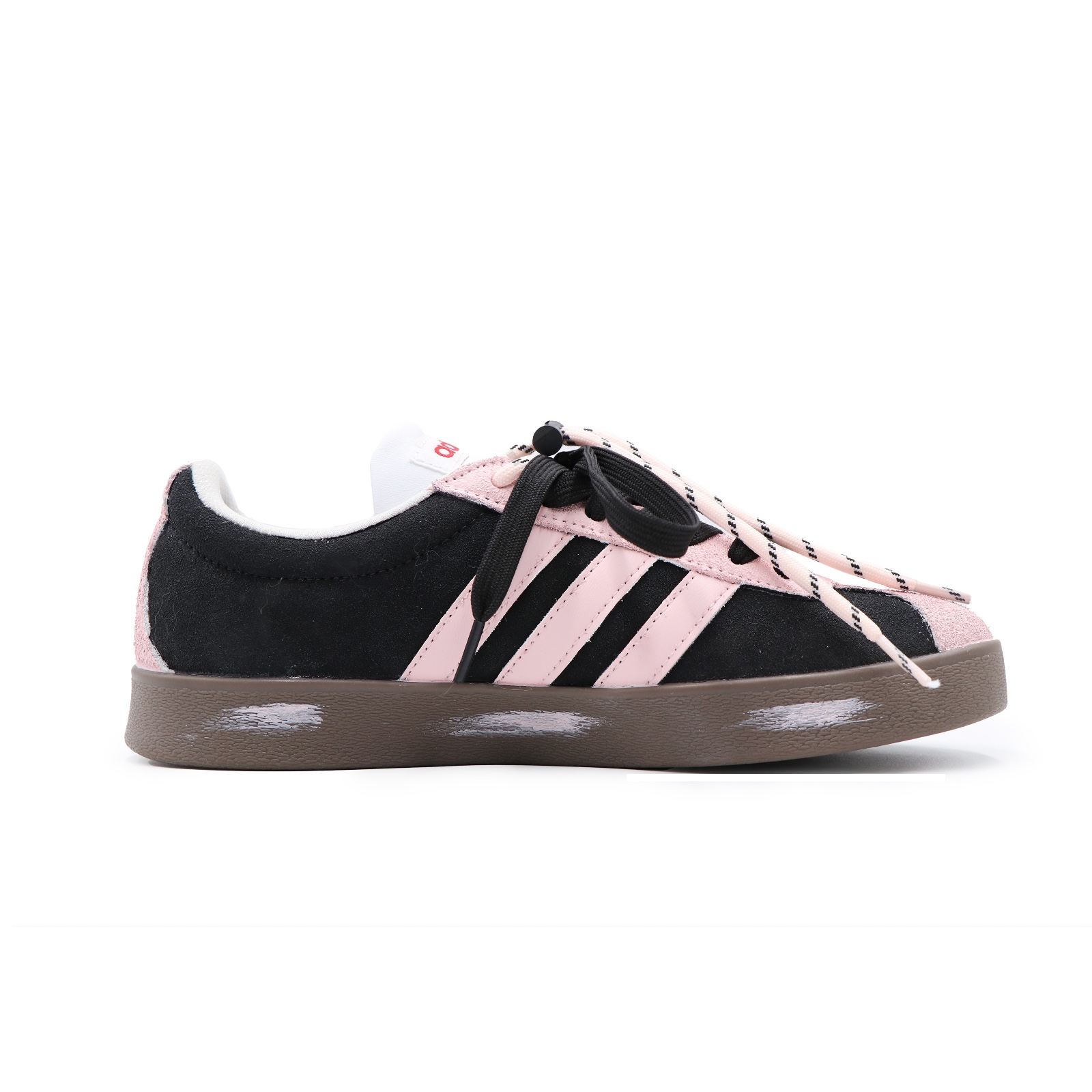 Adidas VL COURT 2.0 Slip Resistant Cushioning Balance Low top Teenagers, Skateboard Shoes Unisex Black Pink