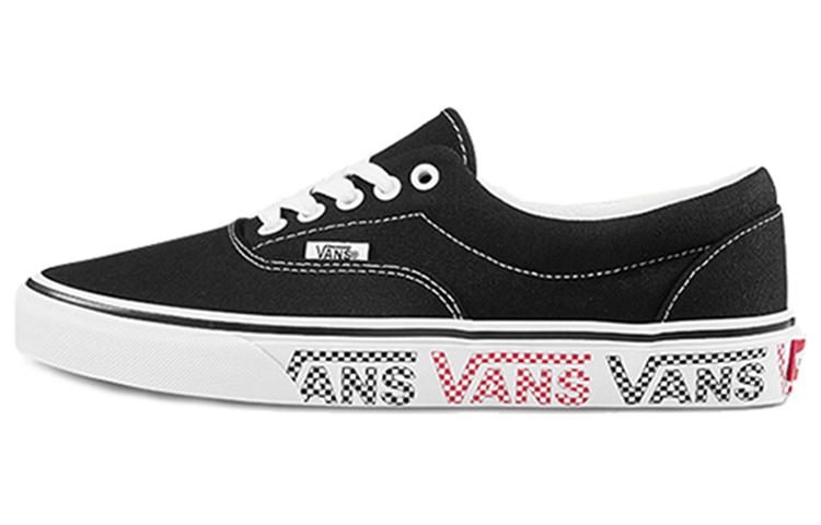 Vans The Era Checker Logo Black