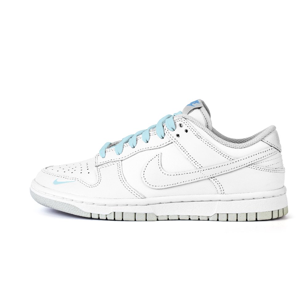 Nike Dunk Narcissus, Small Flower Anti Slip Wear Resistant Low Top Skateboard Shoes Women's White
