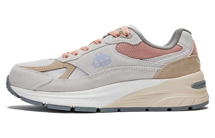 Kappa Cushioning, Slip Resistant, And Abrasion Resistant Low Top Casual Shoes Women's Gray Brown Pink