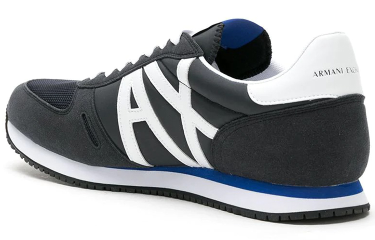 EMPORIO ARMANI Low top Athletic Shoes Men's Dark Blue купить в интернет-магазине Yoocart с быстрой доставкой по России.