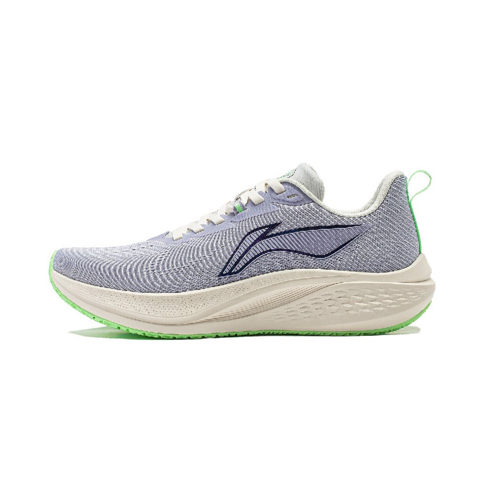LiNing Red Hare 7 Cushioning, Slip Resistant, Lightweight Low Top Running Shoes Women's Gray Purple