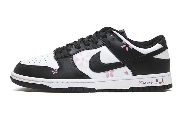 Nike Dunk Low Black Low Top Skateboard Shoes GS Black White
