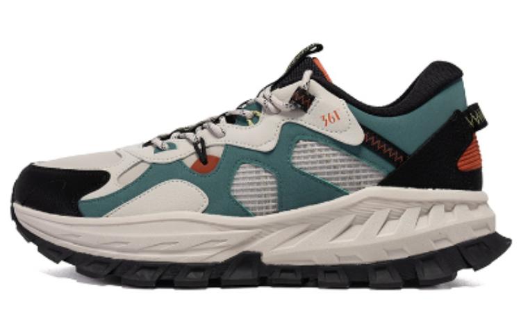 361° Cushioning Wear-Resistant Low-Top Outdoor Shoes Men's White Green