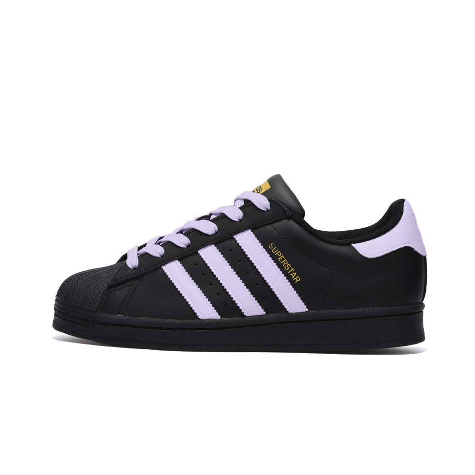 Adidas Originals SUPERSTAR Anti Slip Wear Resistant Low Top Skateboard Shoes Unisex Black