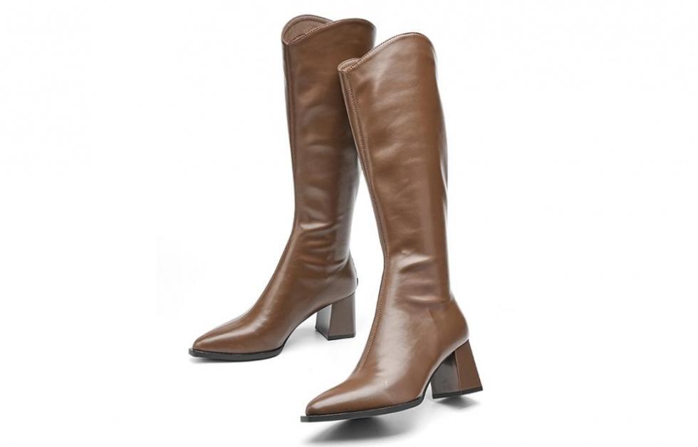 EBLAN Knee high Boots Women's Brown купить в интернет-магазине Yoocart с быстрой доставкой по России.