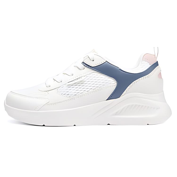 Skechers Street Cushioned Wear-Resistant Breathable Rebound Low-Top Casual Shoes Women's White