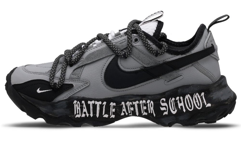 Nike TC 7900 Cushioning Slip Resistant Low Top Casual Shoes Women's Gray Black