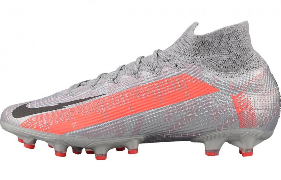 Nike Superfly 7 Elite Ag Pro Metallic Grey Crimson