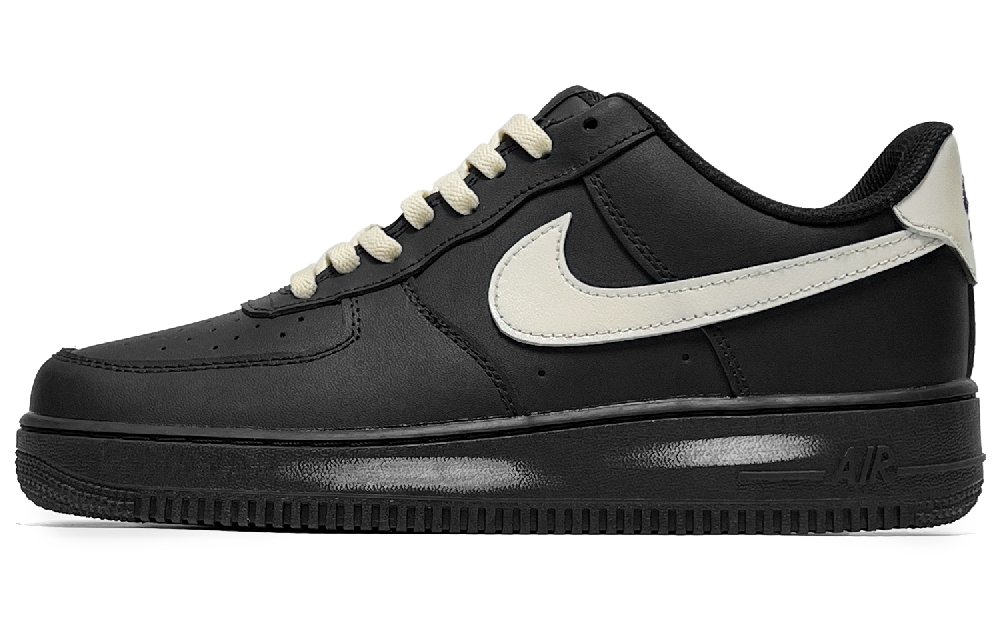 Nike Air Force 1 Infernal Affairs Abrasion Resistant Low Top Skateboard Shoes Men's Black White