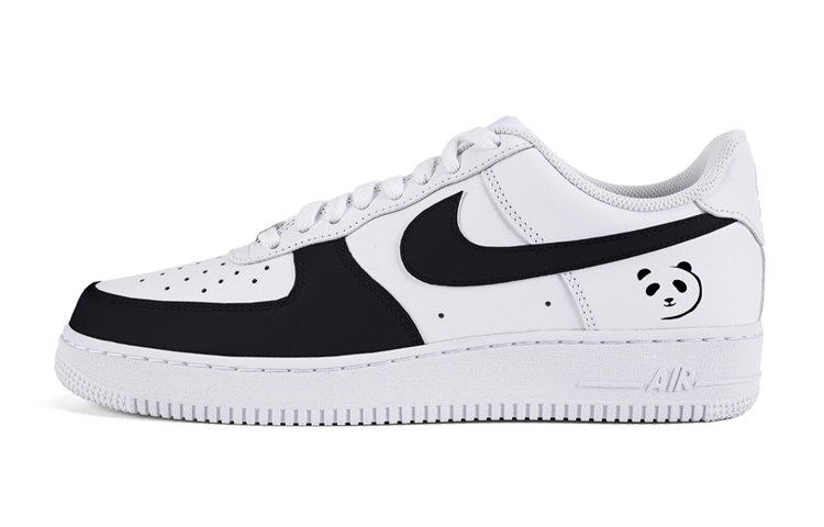 Nike Air Force 1 Air Force 1 Low-Top Skateboard Shoes Men's Black White