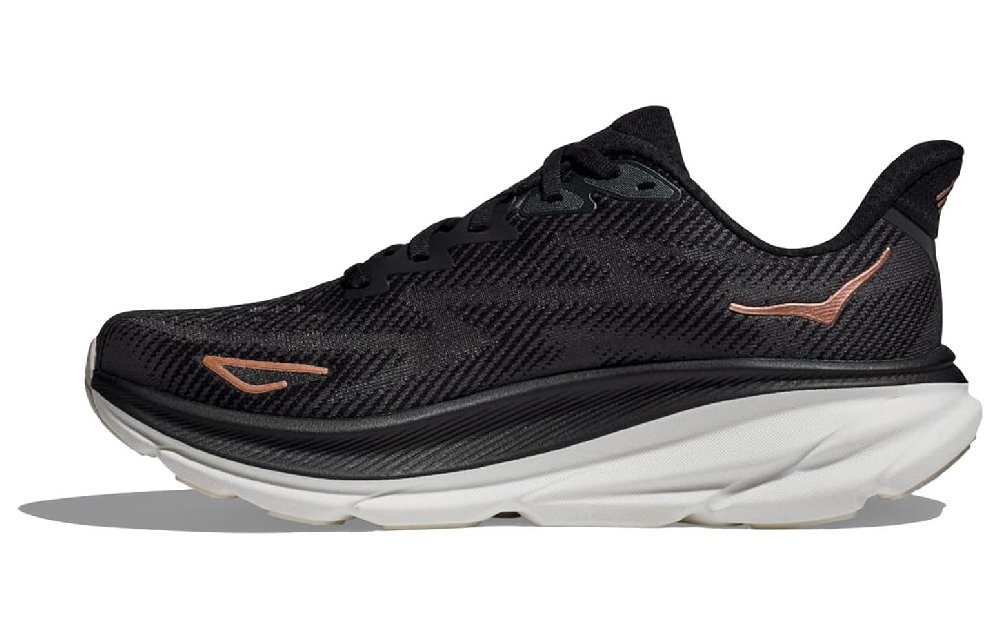 HOKA ONE ONE Clifton 9 Black Rose Gold Women's