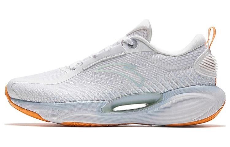 Anta Anti-Slip Wear-Resistant Low-Top Running Shoes Women's White Cyan