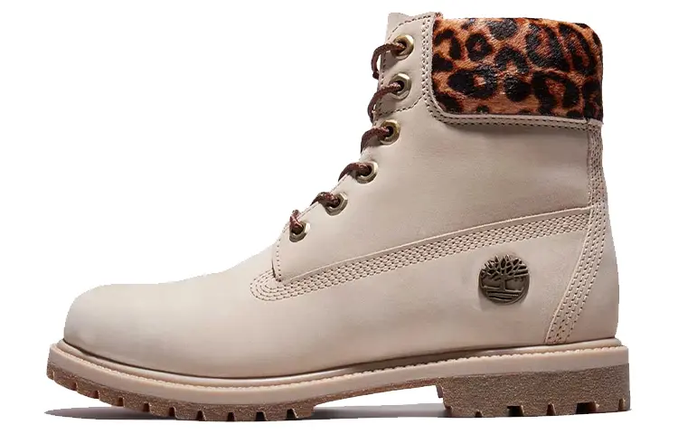 Timberland Safari Cheetah 6 Inch Waterproof Boot 'Beige' Women's