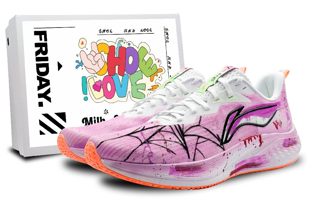 LiNing Red Hare 7 Low Top Running Shoes Men's Pink