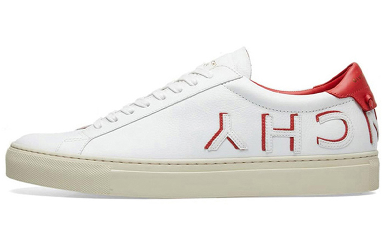 Givenchy Urban Skateboard Shoes Men Low-Top White Red