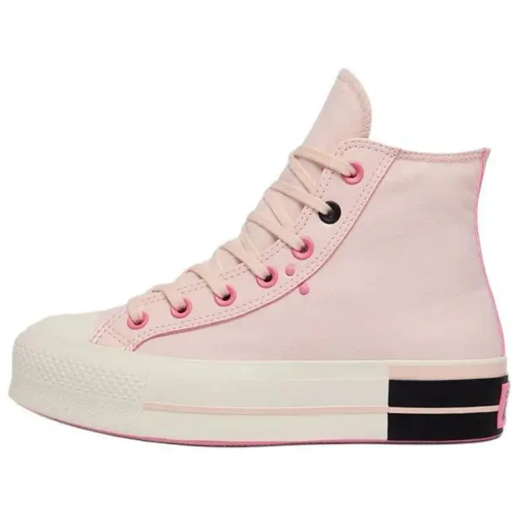 Converse All Star Lift Slip Resistant Abrasion Resistant High top Skateboard Shoes Women's Pink