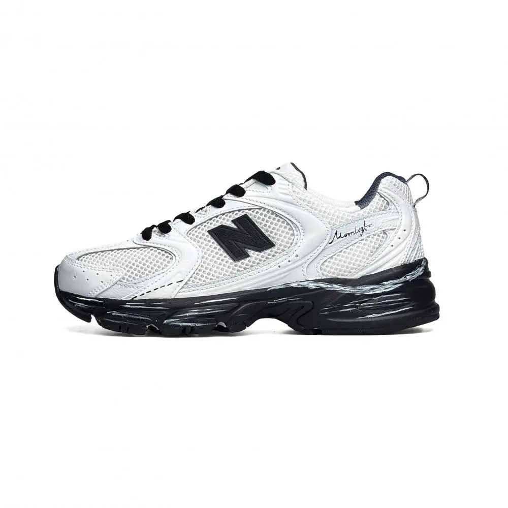 New Balance NB 530 Abrasion Resistant Low top Casual Running Shoes Unisex White