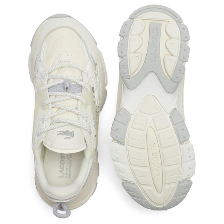LACOSTE L003 Slip-Resistant Low-Top Casual Shoes Women's Beige купить в интернет-магазине Yoocart с быстрой доставкой по России.