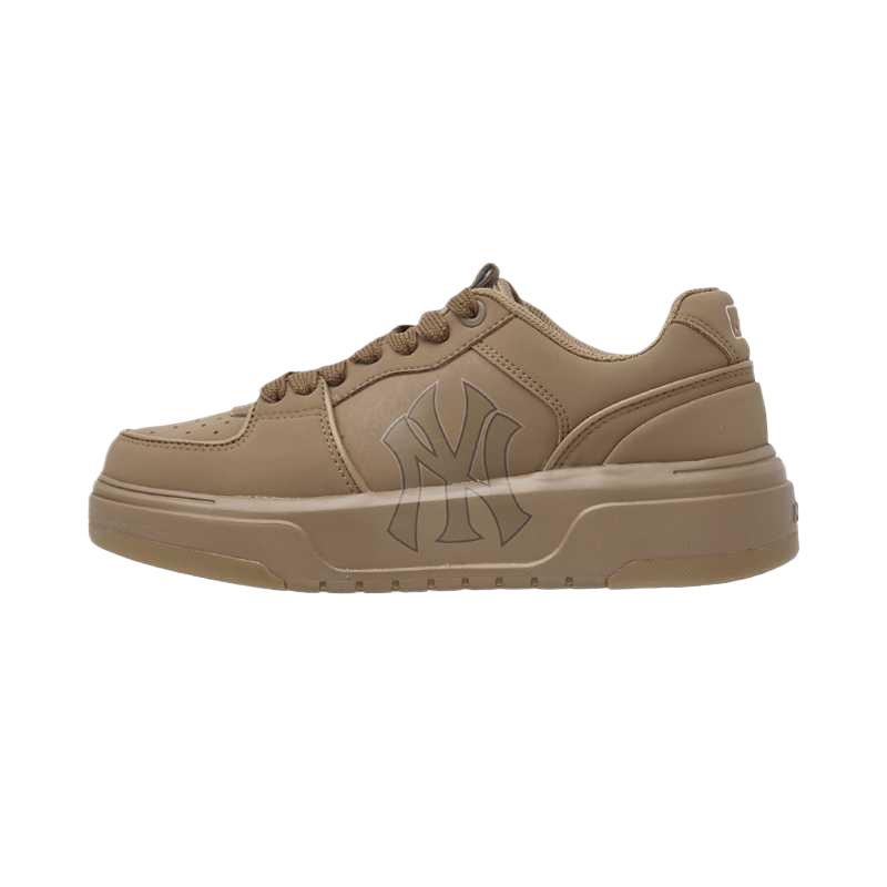 MLB Chunky Liner Durable Breathable Low-Top Casual Shoes Unisex Deep Mustard