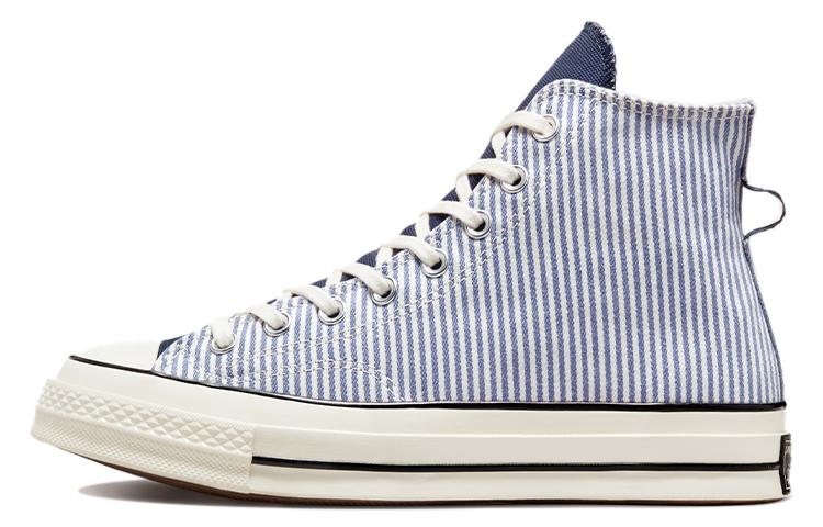 Converse Chuck Taylor All Star 70 Hi Hickory Stripe Washed Indigo
